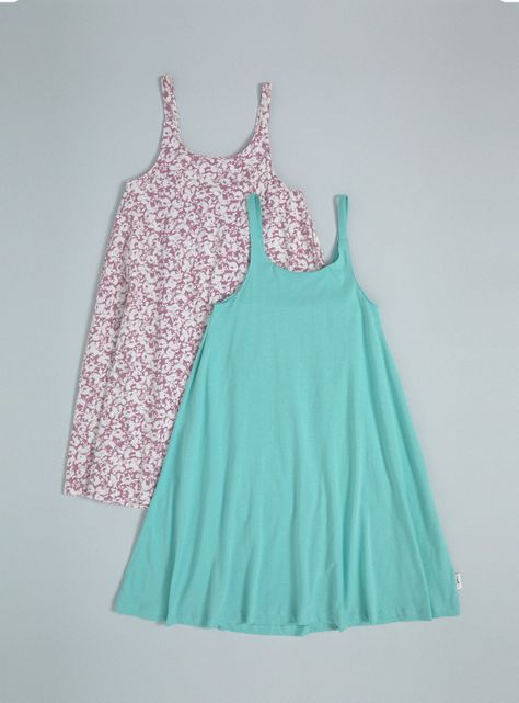 Vestido Pack de 2. Uno Estampado y Uno Liso-2