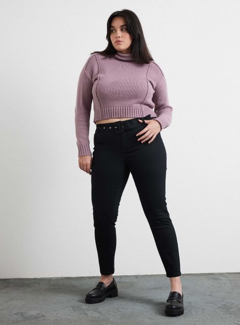 Jeans Super Skinny Cinturón-8