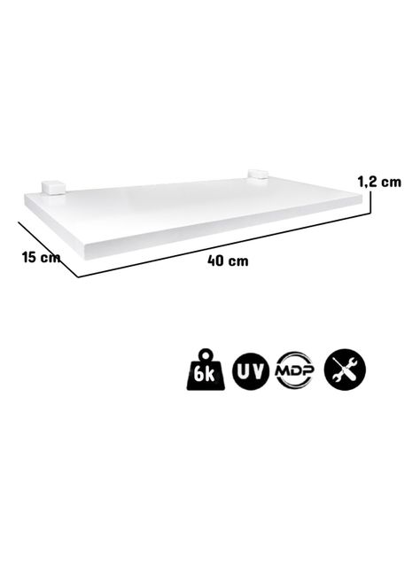 Repisas Kids 40 Blanco Pack 2 Unidades-1
