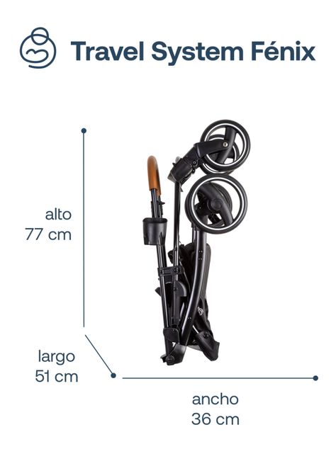 Coche Travel System Fenix Azul Bebesit-2