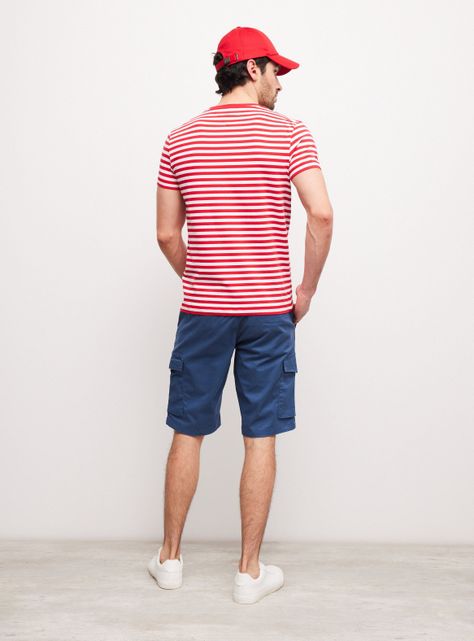 Bermuda Estilo Cargo Liso-5