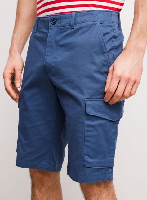 Bermuda Estilo Cargo Liso-2