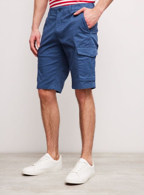 Bermuda Estilo Cargo Liso-0