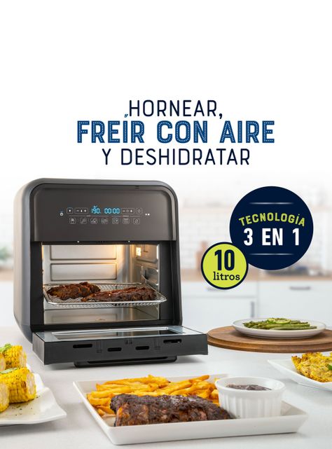 Súper Freidora de Aire 10 Litros OV3-1