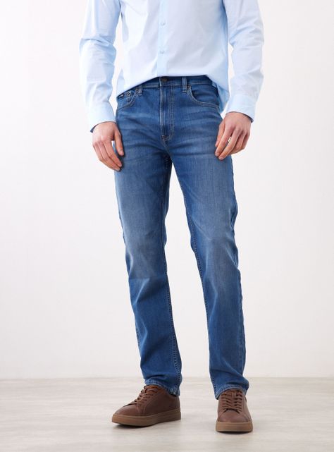 Jeans Recto Lavado-0