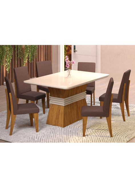 Juego de Comedor 6 Sillas Milán-5