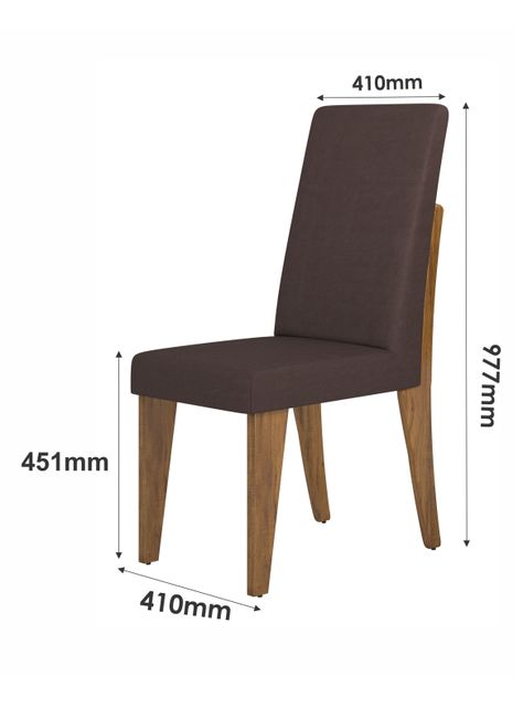 Juego de Comedor 6 Sillas Milán-3