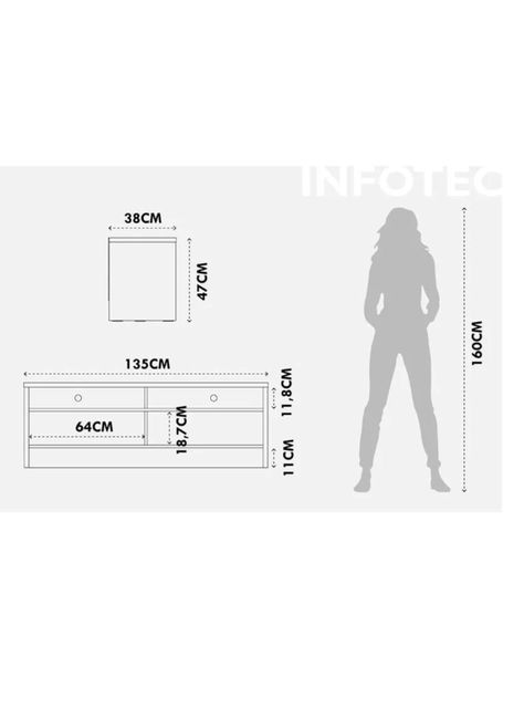 Rack Tv 50" Aspen 135 cm-1