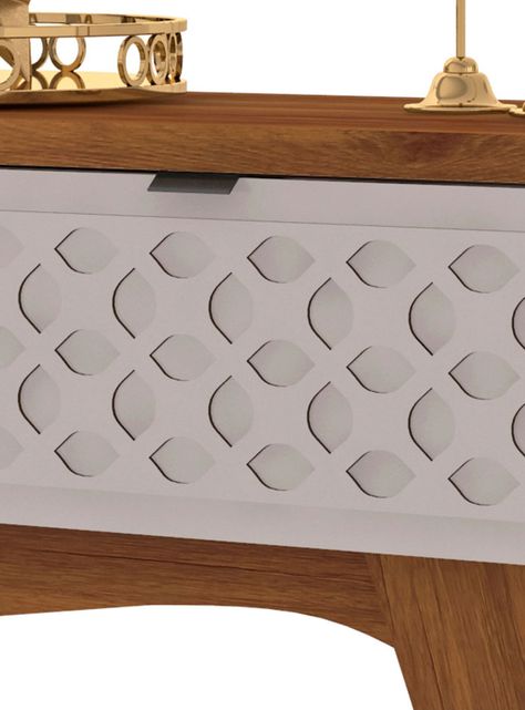 Mesa de Arrimo Isis Matte Off White-3