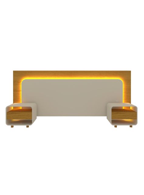 Respaldo Led + 2 Veladores Innova-0