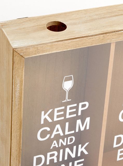 Cuadro Porta Corchos Vino Cerveza 40 x 40 cm-2