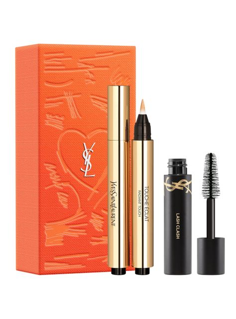 Set Touche Eclat 02 + Mini Máscara De Pestañas Lash Clash Yves Saint Laurent-0