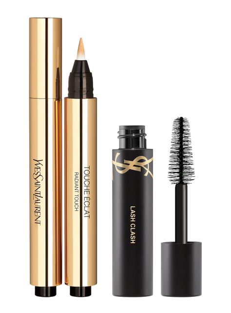 Set Touche Eclat 02 + Mini Máscara De Pestañas Lash Clash Yves Saint Laurent-1