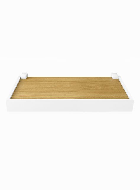 Repisa Duetto Roble Blanco-0
