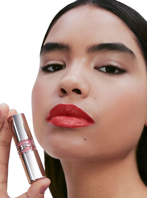 Labial YSL Loveshine 80 Glowing Lava Yves Saint Laurent-3
