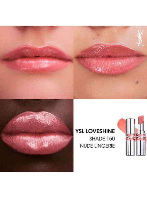 Labial YSL Loveshine 150 Nude Lingerie Yves Saint Laurent-2