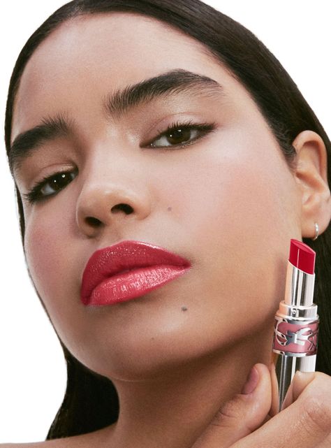 Labial YSL Loveshine 211 Ardent Carmine Yves Saint Laurent-3