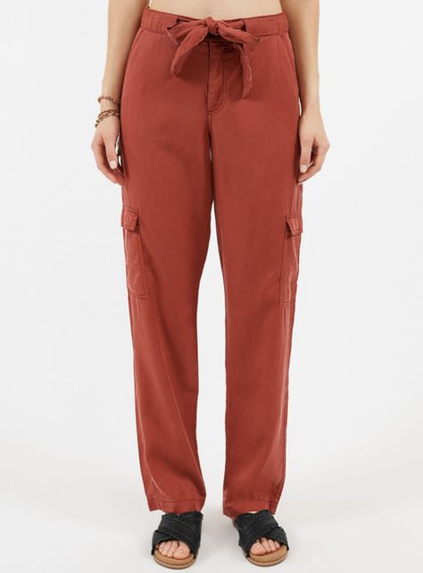 Pantalón Cargo Tencel-0