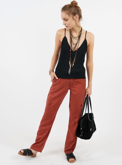Pantalón Cargo Tencel-3