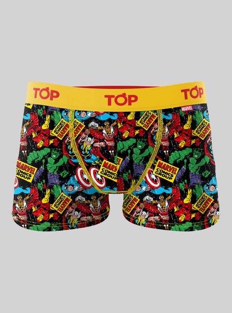 Pack 4 Boxer Marvel-2