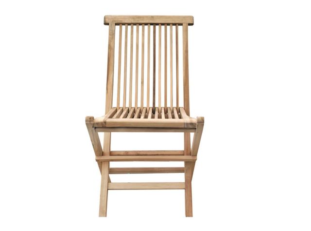 Silla Plegable Teca Café-0