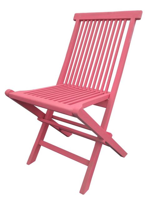 Silla Plegable Desgaste Palo Rosa Dora Decora-2