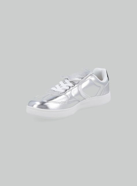 Zapatilla Urbana Mezcla de Material Mujer-2