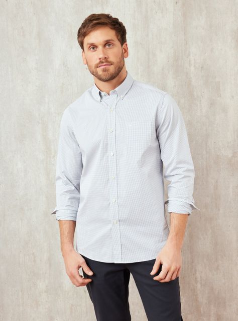 Camisa Básica Cuadros-0