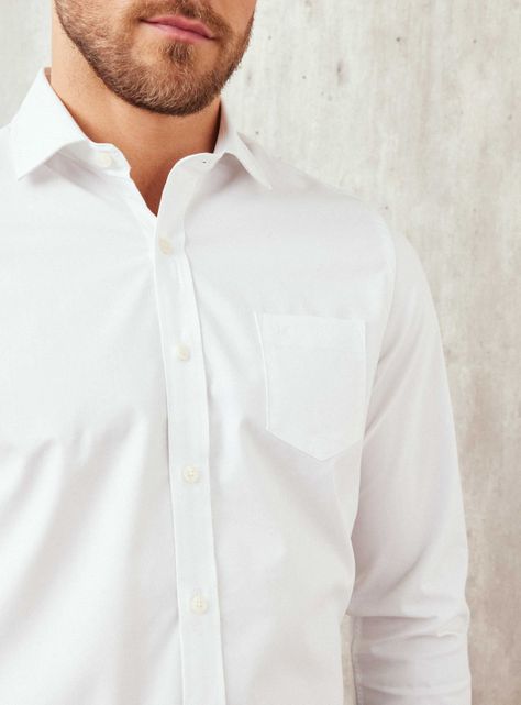 Camisa Manga Larga Lisa Formal-2