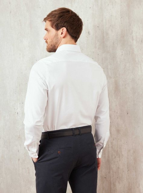 Camisa Manga Larga Lisa Formal-1
