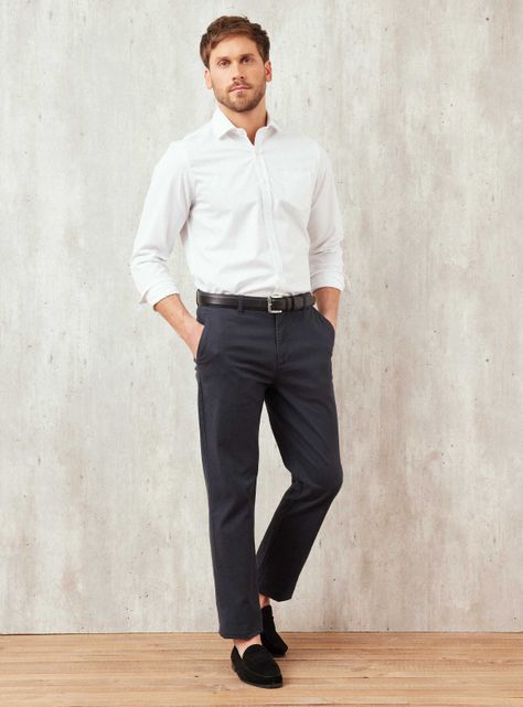 Camisa Manga Larga Lisa Formal-4