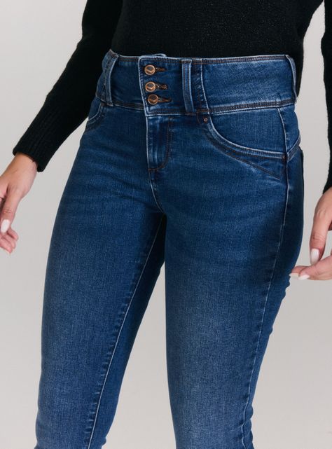 Jeans Pretina Ancha 3 Botones-2
