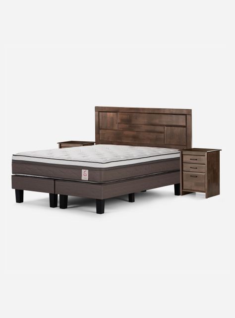 Cama New Style 6 2 Plazas Base Dividida Dolce-0