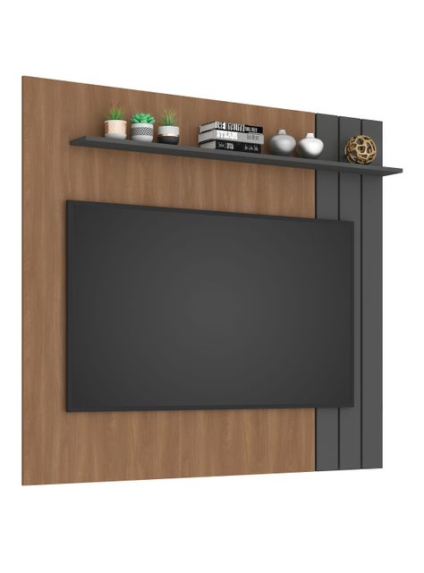 Panel Tv 65" Manchester Gris Repisa-0