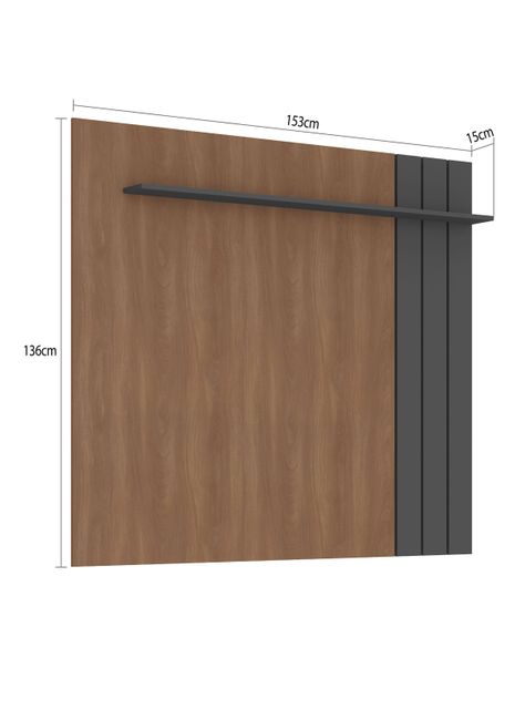 Combo Panel Tv 65" + Rack 1 Puerta Manchester Gris-1