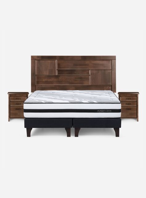 Cama Europea Driven King + Set de Muebles Dolce-1