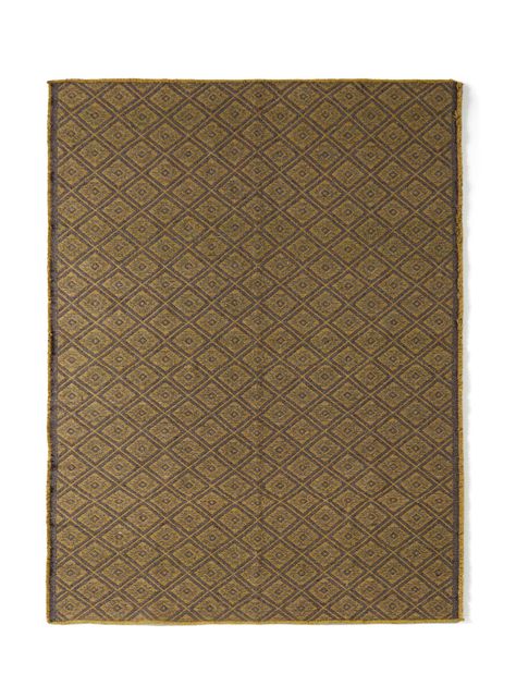 Alfombra Ecoreciclada 165x210 cm Amarillo Gris-0