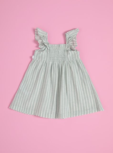 Vestido Estampado con Vuelos-1