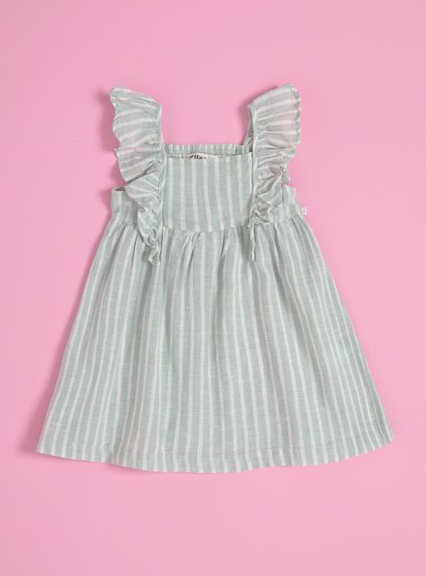 Vestido Estampado con Vuelos-0