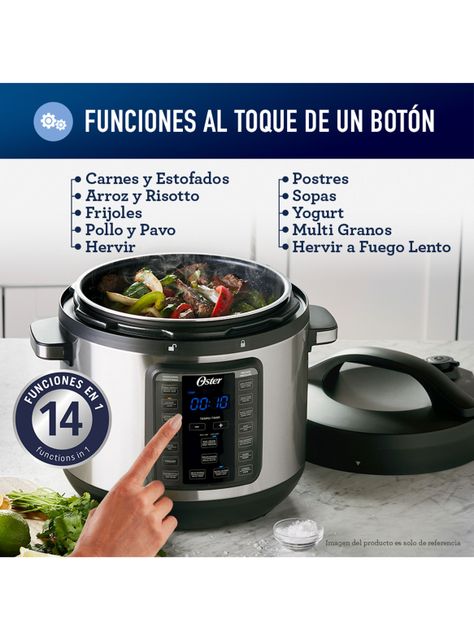 Olla Multiuso Rápida XL 7.5 Litros 14 Funciones 8801-4