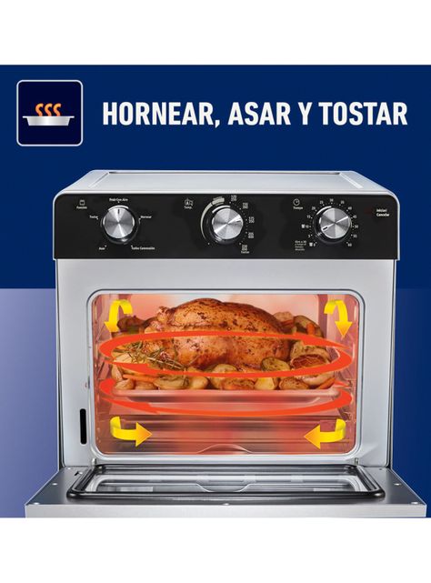 Horno con Freidora de Aire 22 Litros-3