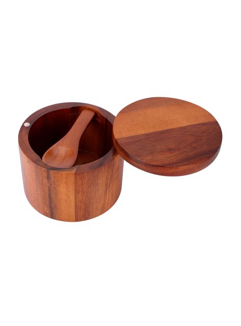 Salero con Cuchara Madera-1