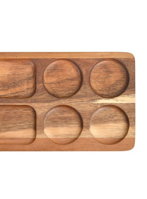 Tabla 35x13 cm Acacia Rustica 6 Divisiones-1