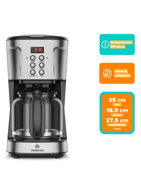 Cafetera Espresso 1.5 MCM30 Negro-2