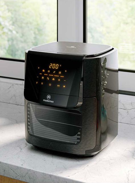 Freidora de Aire 1700W 12 Litros MAF90 Negro-3