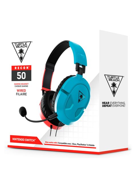 Audífonos Gamer Recon 50 Rojo/Azul-3