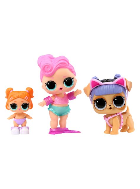 Muñeca L.O.L Surprise Tot + Pet + Lil Sis 3 Pack-1
