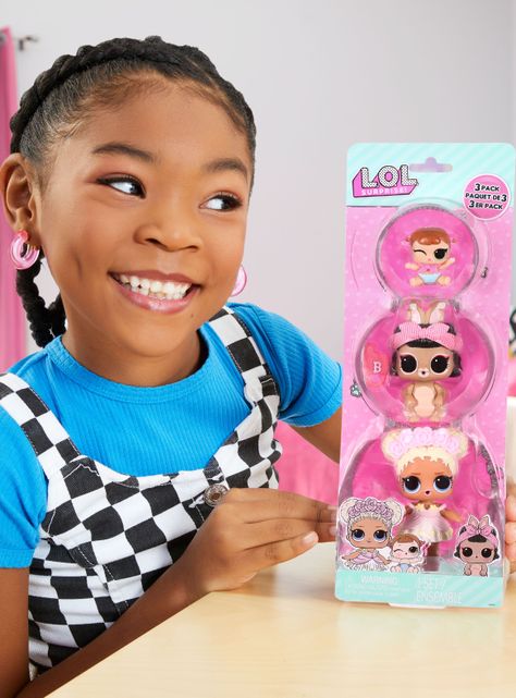 Muñeca L.O.L Surprise Tot + Pet + Lil Sis 3 Pack-4