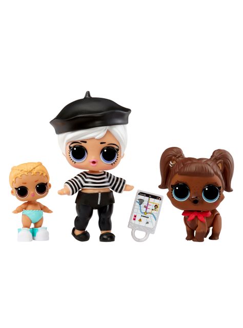 Muñeca L.O.L Surprise Tot + Pet + Lil Sis 3 Pack-3