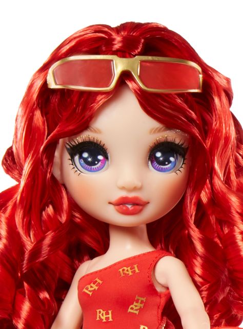 Muñeca Rainbow High Swim & Style Fashion Ruby Rojo-4